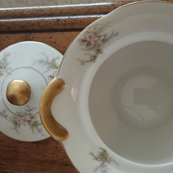 Vintage Theodore Haviland Rosalinde Sugar Bowl and Lid. New York - Picture 4 of 6